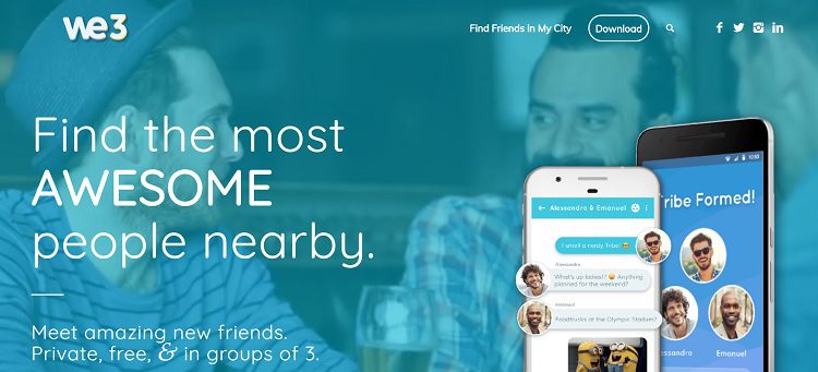 friend finder app menu