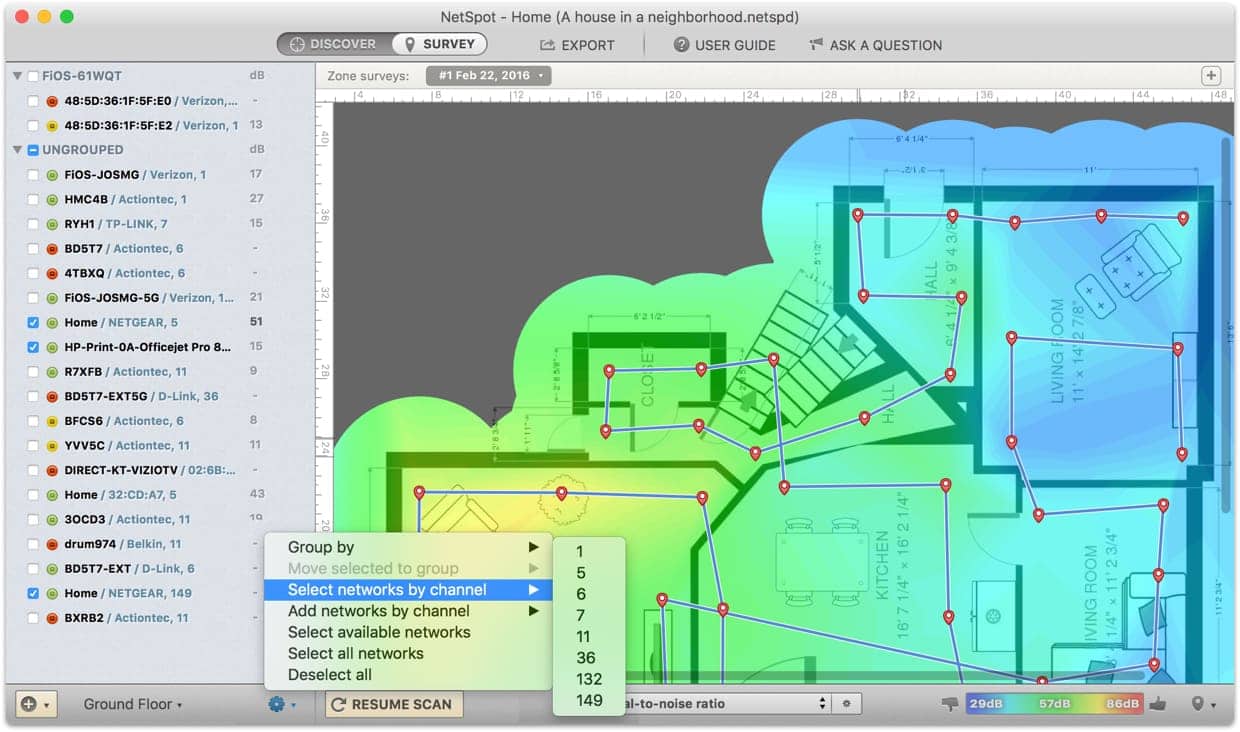 WiFi analysis tool