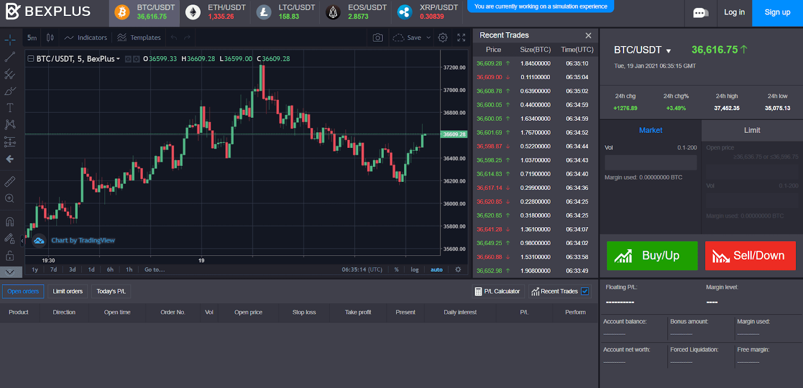 Bexplus demo account for traders