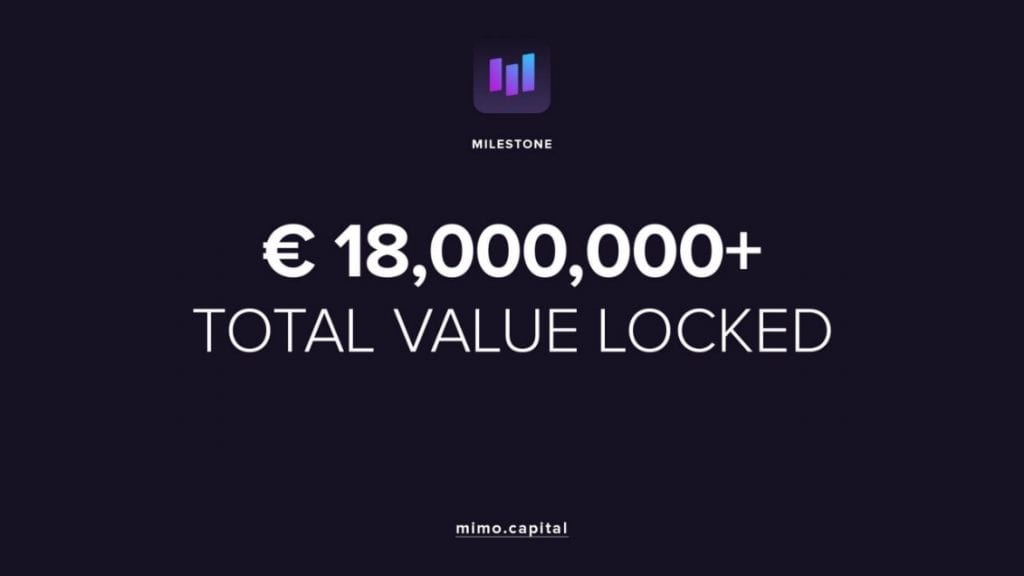 MiMo has achieved TVL of Euro 18,000,000