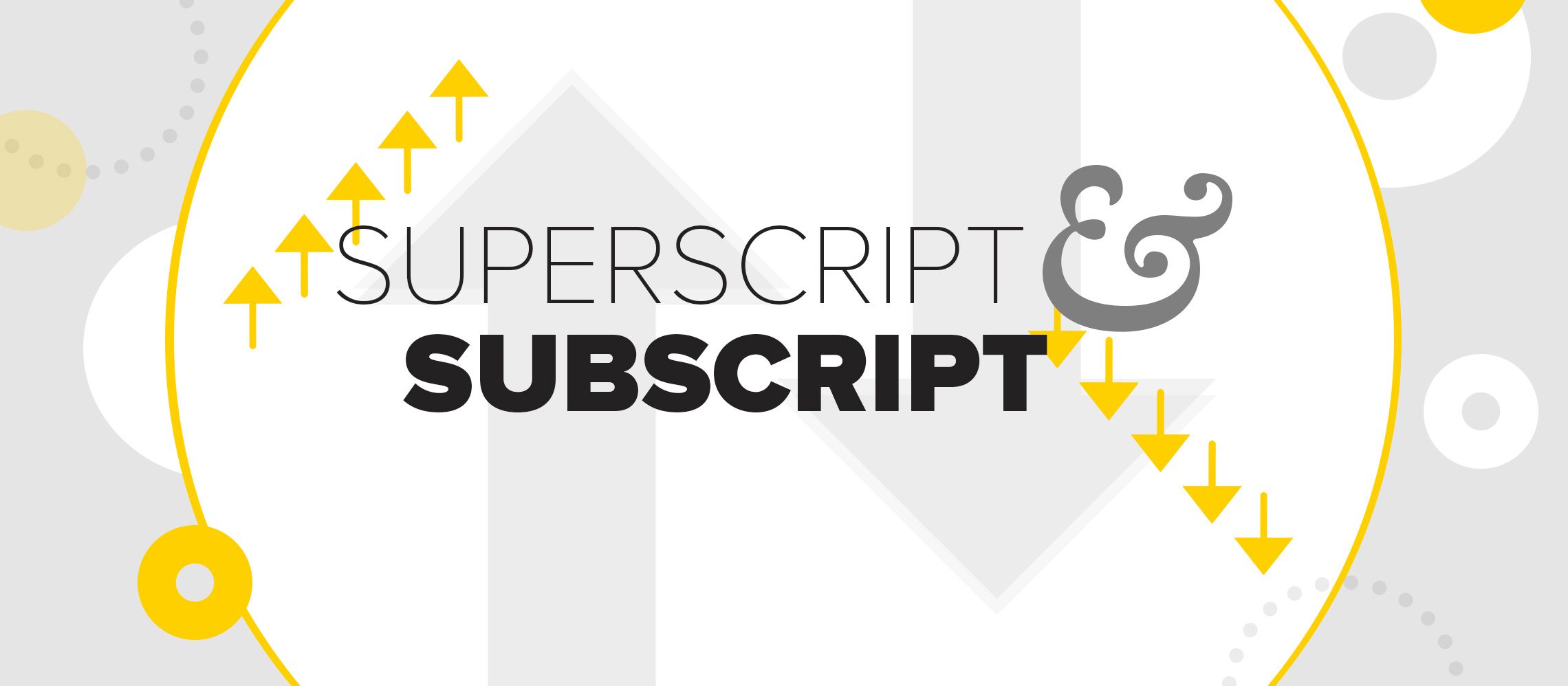 How to change fonts in sub-script and super-script