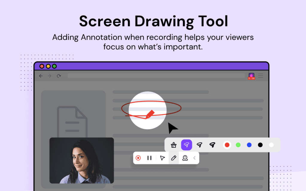 Screen drawing