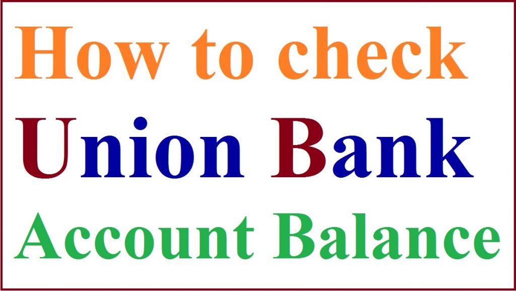 How to Check UBI BalanceandPF Balance