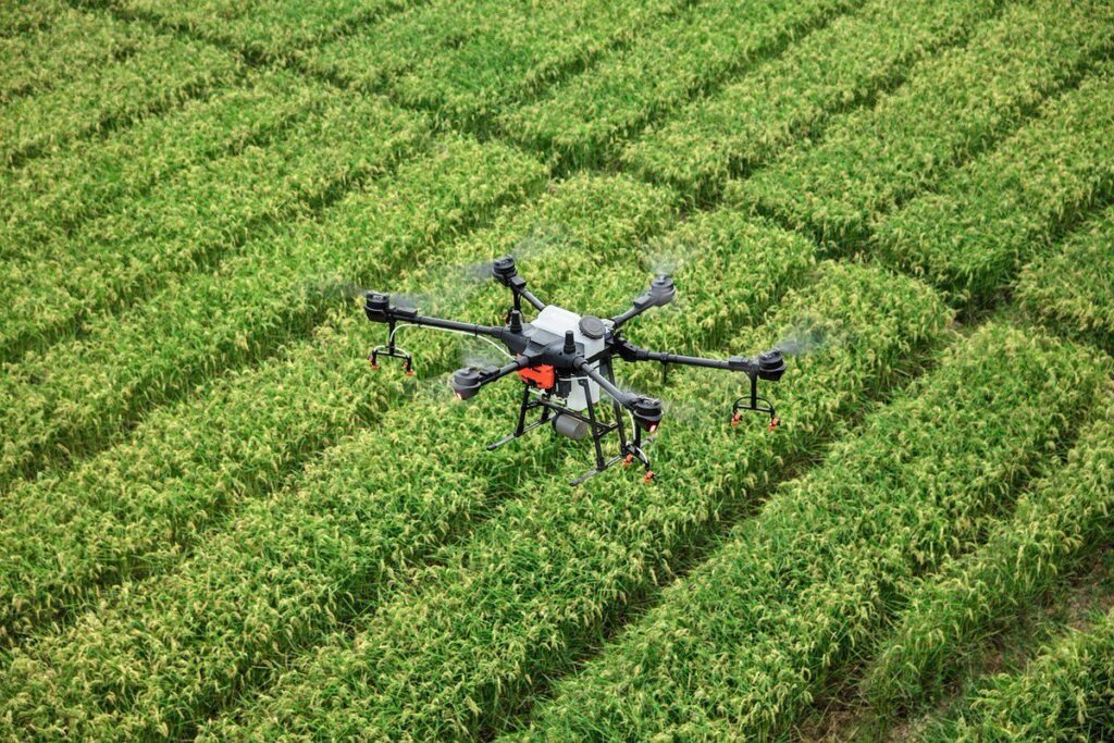agriculture drone spraying