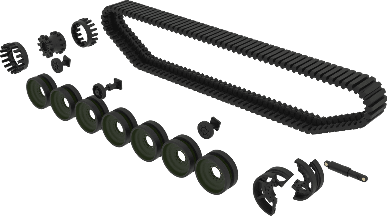 Rubber Tracks for Defense & Security Market