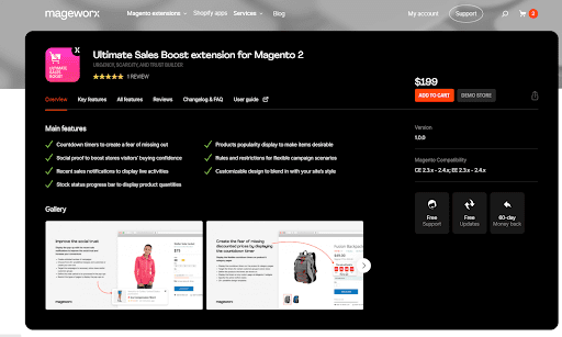 Magento extension marketing