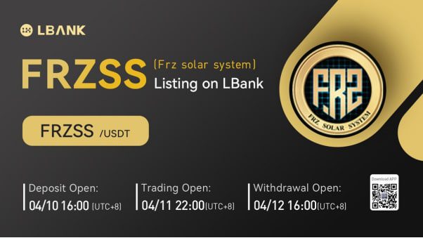 LBank Exchange Will List Frz Solar System (FRZSS) on April 11, 2022