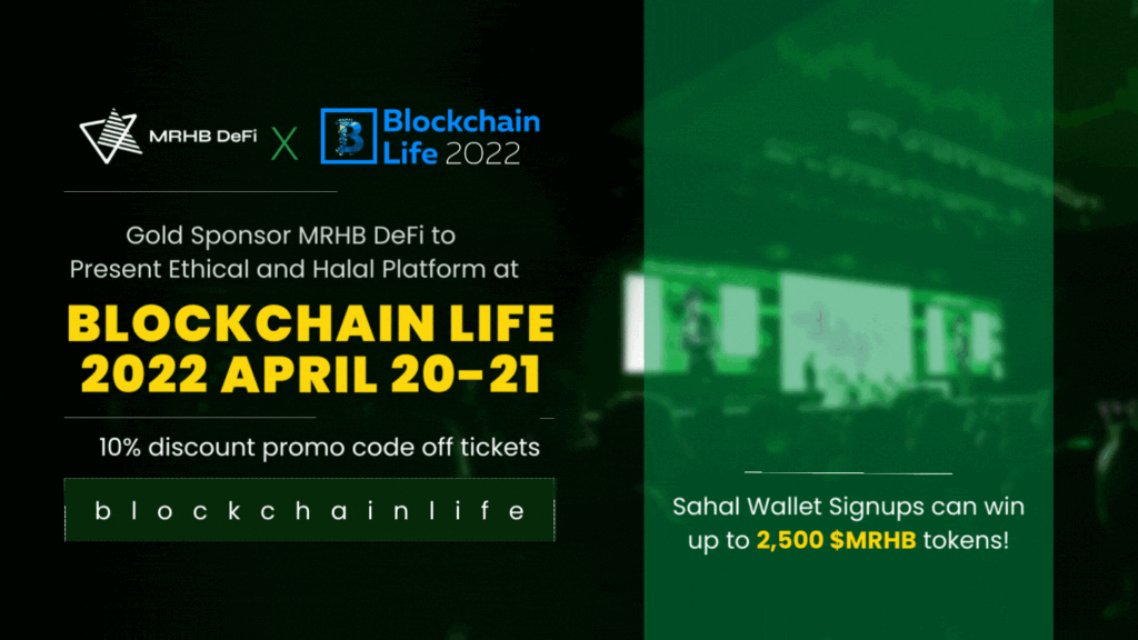 MRHB DeFi joins Blockchain Life 2022, one of Europe's largest Blockchain Events, as a gold sponsor