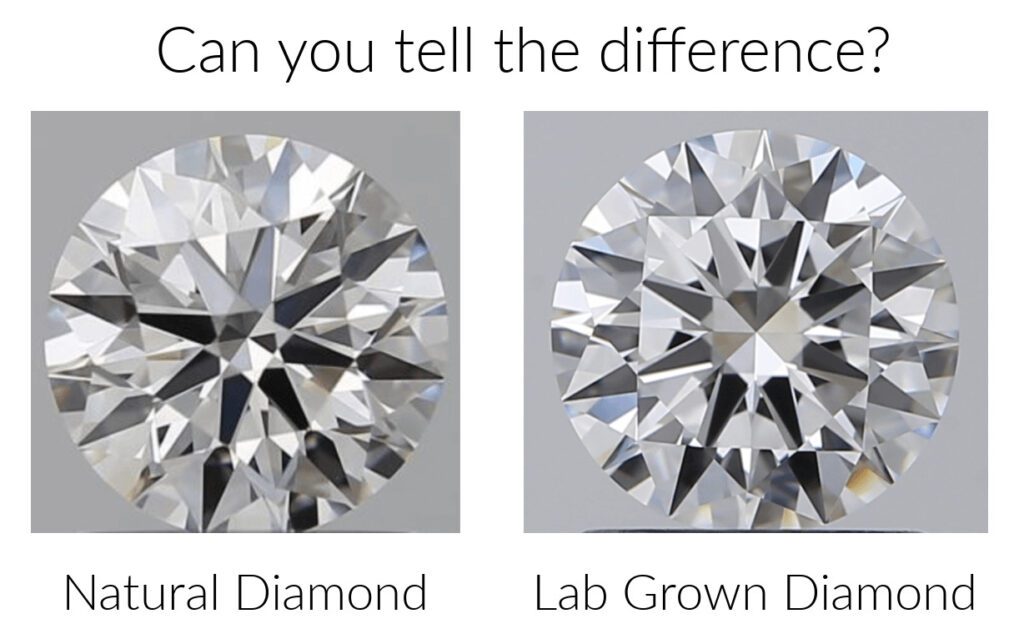 difference between natural diamonds and lab grown