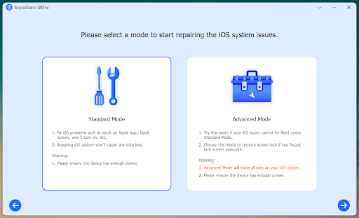 Dual Repair Mode to Guarantee High Success Rate