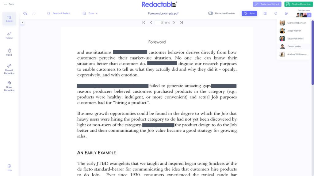 Redactable