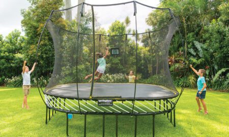 springless trampoline