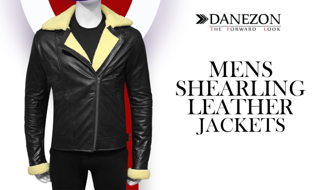Men's shearling jacket