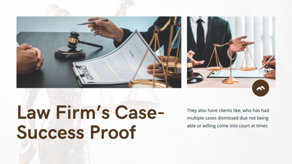  law firm’s case-success proof 