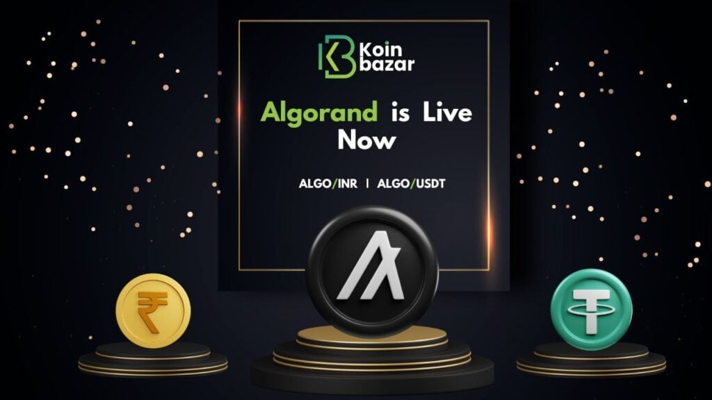 Crypto Coin Algorand (ALGO) Listed On Koinbazar Exchange