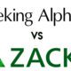 Seeking Alpha vs Zacks