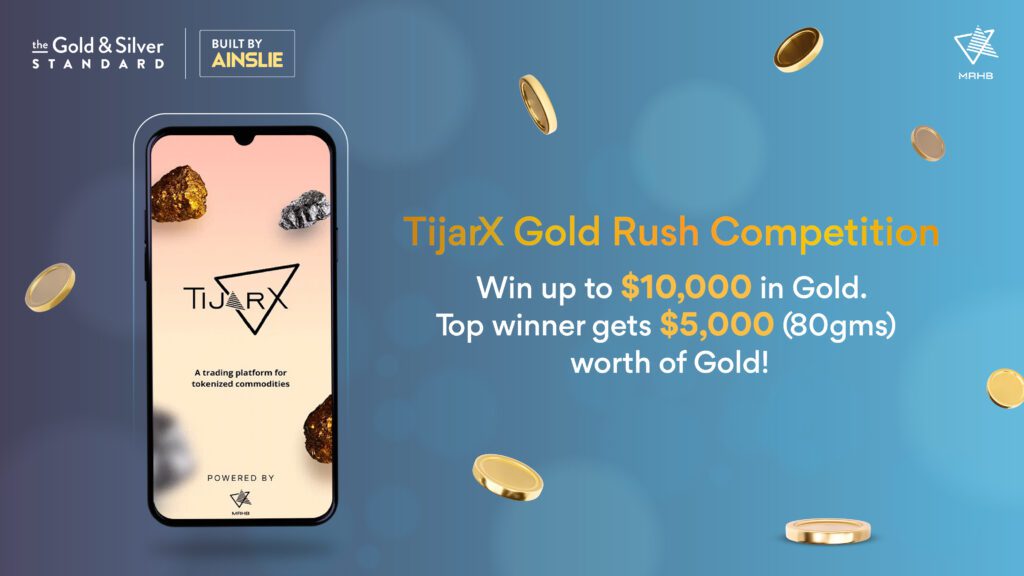 MRHB’s TijarX Gold Rush Offers a Prize Pool of USD10,000 Worth of Tokenized Gold