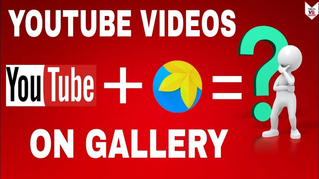 How can I download YouTube videos in the gallery