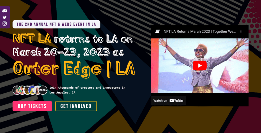NFT LA is Now Outer Edge LA