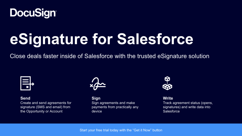 DocuSign eSignature for Salesforce