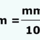 Millimeters to Centimeters