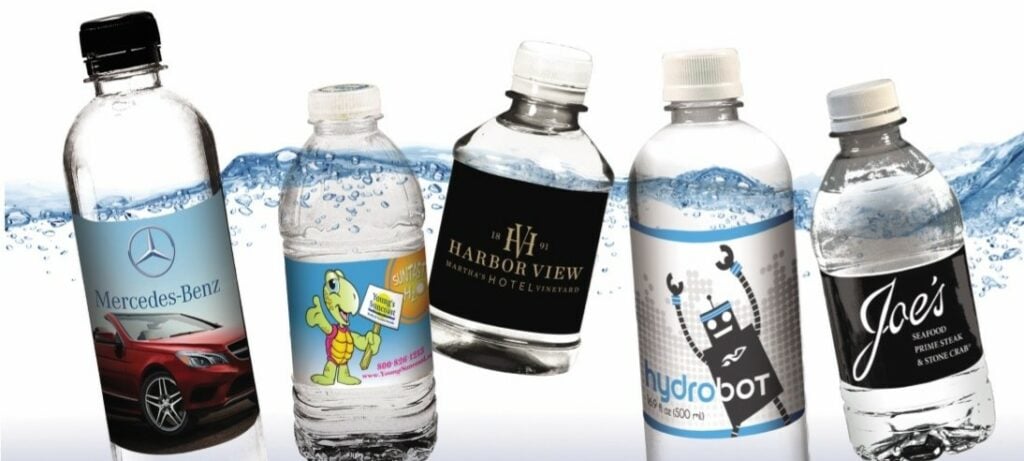 Custom Label Bottled Water