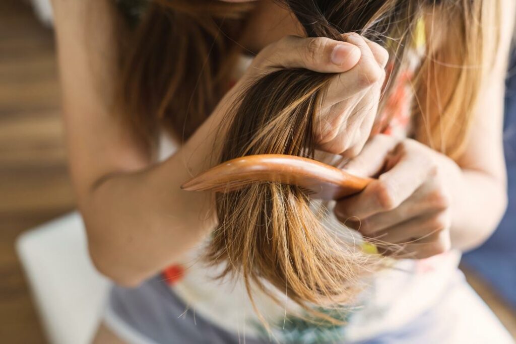 damaged hair