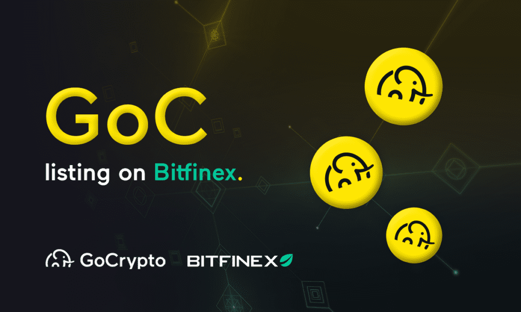 Bitfinex and GoCrypto announce the listing of the GoC token