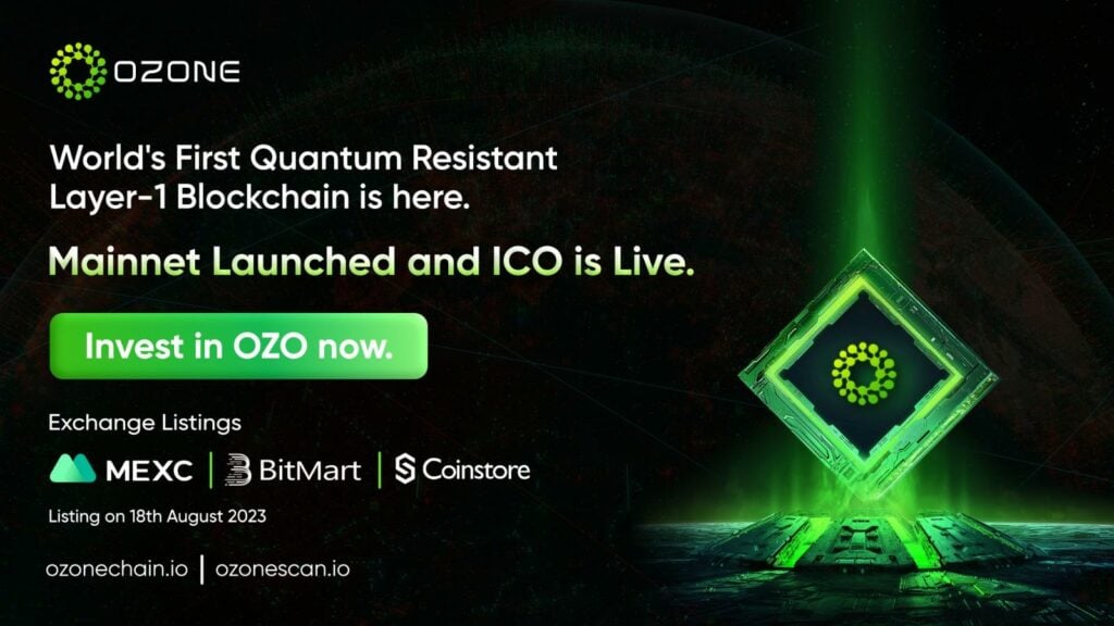 Bitcoin (BTC) and Ethereum (ETH) holders move to Ozone Chain (OZO) which is predicted to rise over 5,000% by the end of 2023