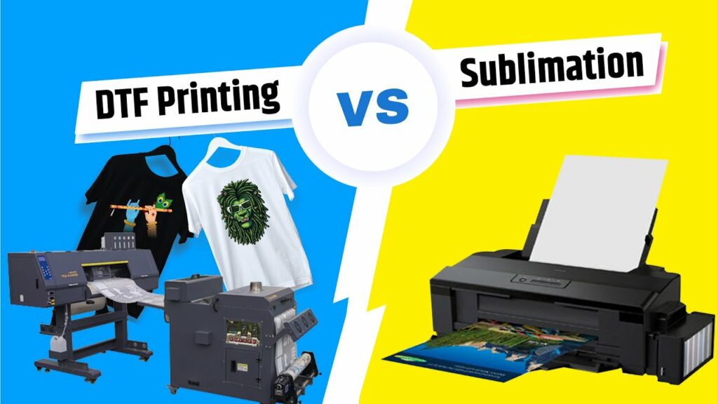 DTF Printing and Sublimation Printing