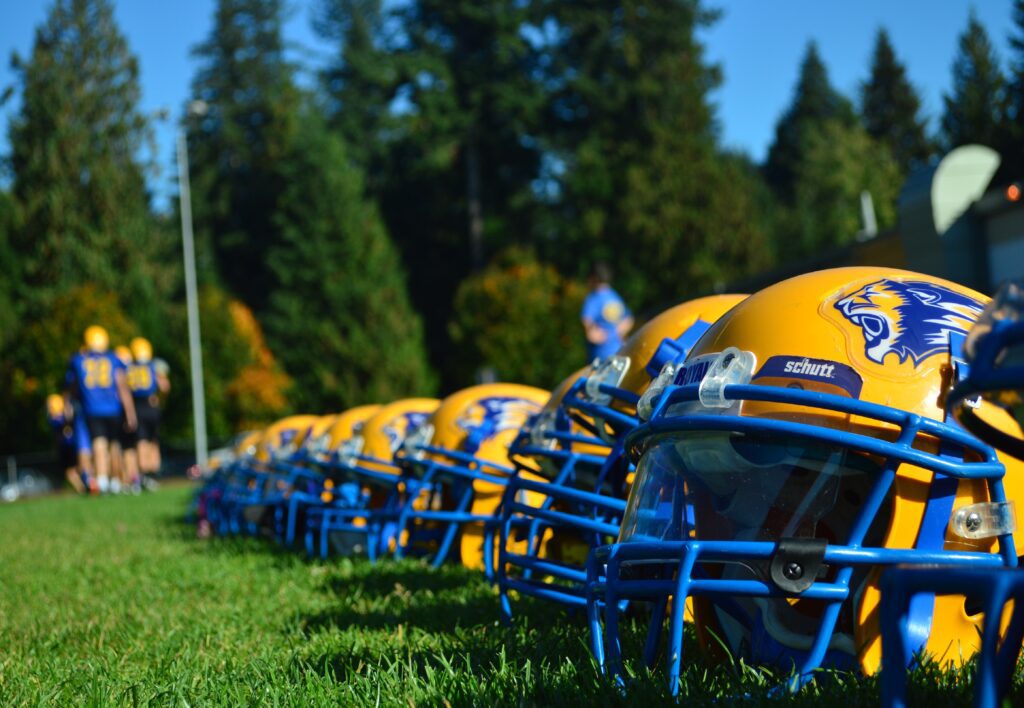 football helmet materials