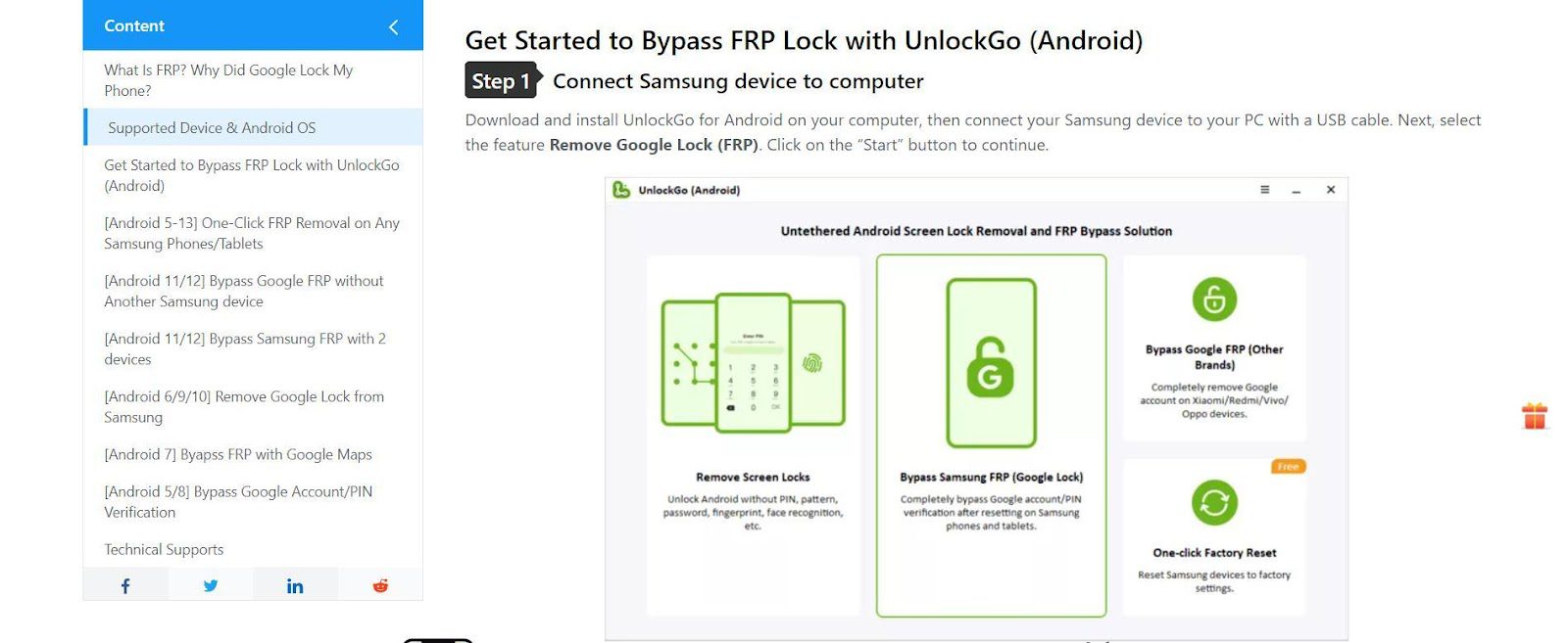 How to Easily Bypass Samsung FRP with UnlockGo