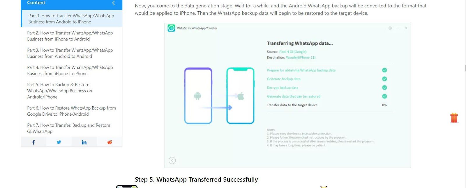 How To Transfer Whatsapp