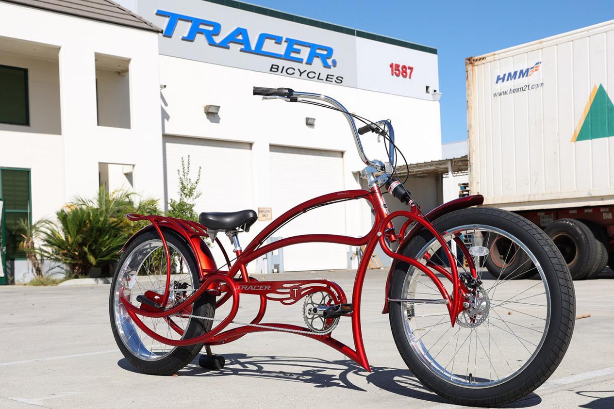 Tracer LEOPARD 3I Pro Vintage Beach Cruiser Stretch Fat Tire Bike