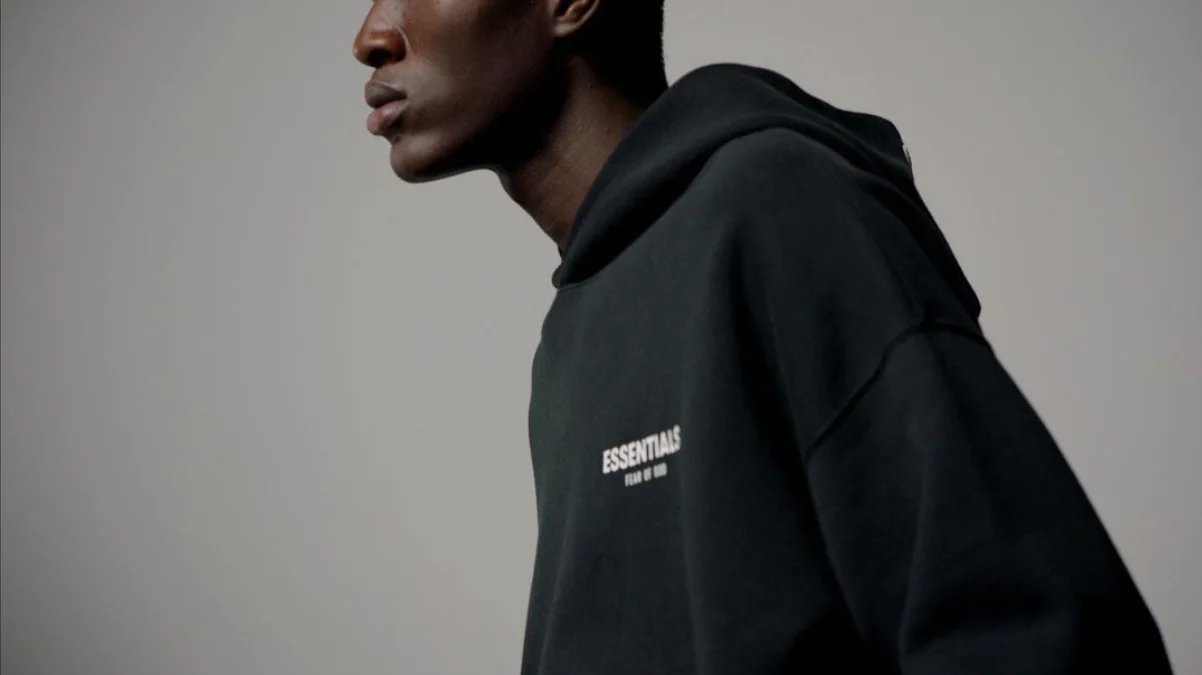 Black Essentials Hoodie