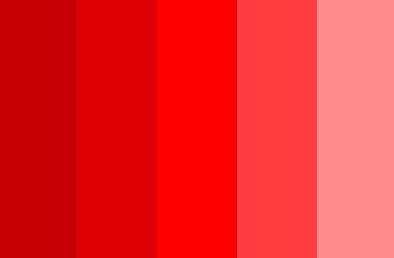 How Many Red Colors in Hex