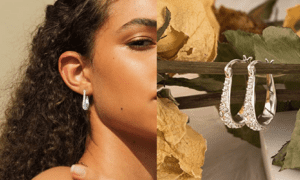 Precious Diamond Hoop Earrings