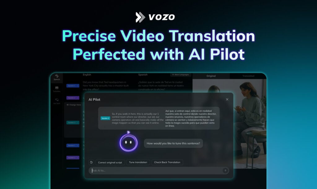 Vozo AI Pilot Revolutionizes Dubbing
