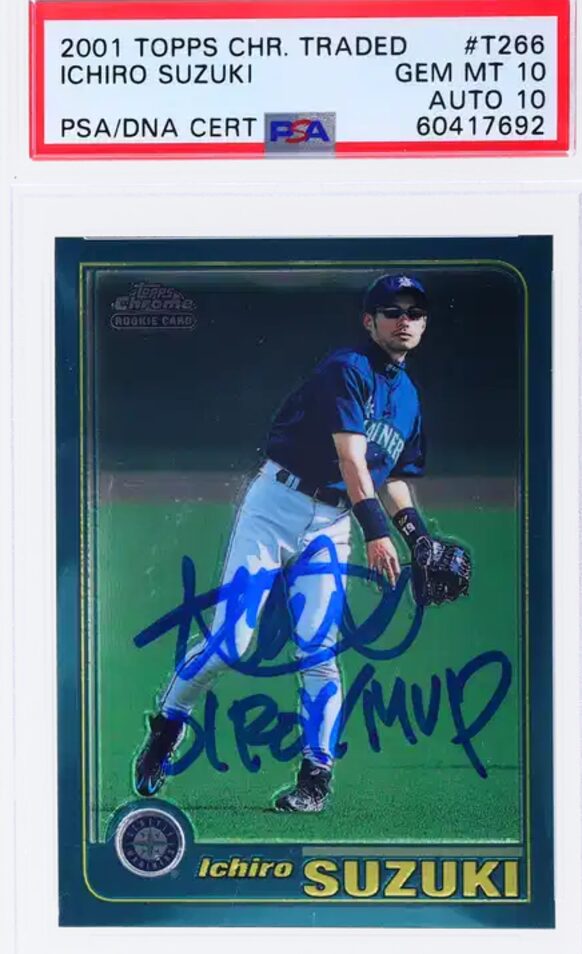 Ichiro Steps Up to the Plate Again - Iconic Rookie Card Heads to Auction