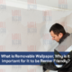 Removable Wallpaper