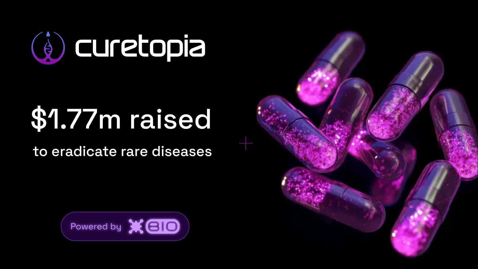 Biotech Community Curetopia Raises $1.77M to Advance Rare Disease Cures with Blockchain