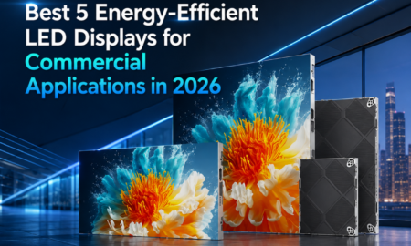 Energy-Efficient LED Displays for Commercial Applications