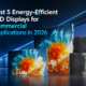 Energy-Efficient LED Displays for Commercial Applications