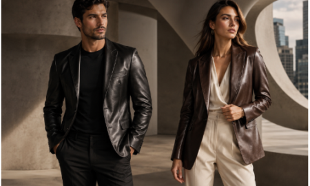 Makes Their Leather Blazers