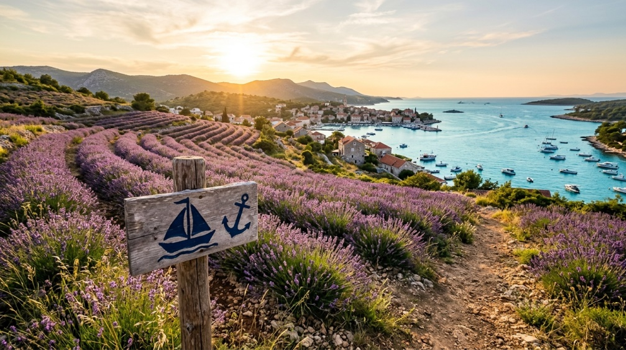 Purple hills and fragrant air