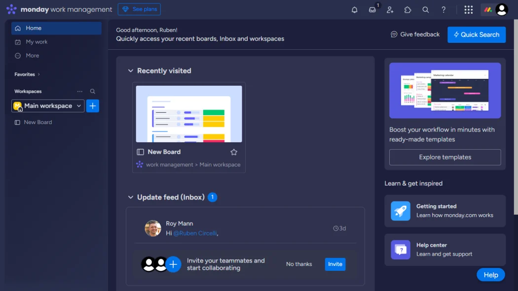 Monday-Morning Integration Test: Connecting