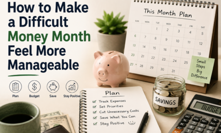 How to Make a Difficult Money Month Feel More Manageable