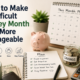 How to Make a Difficult Money Month Feel More Manageable