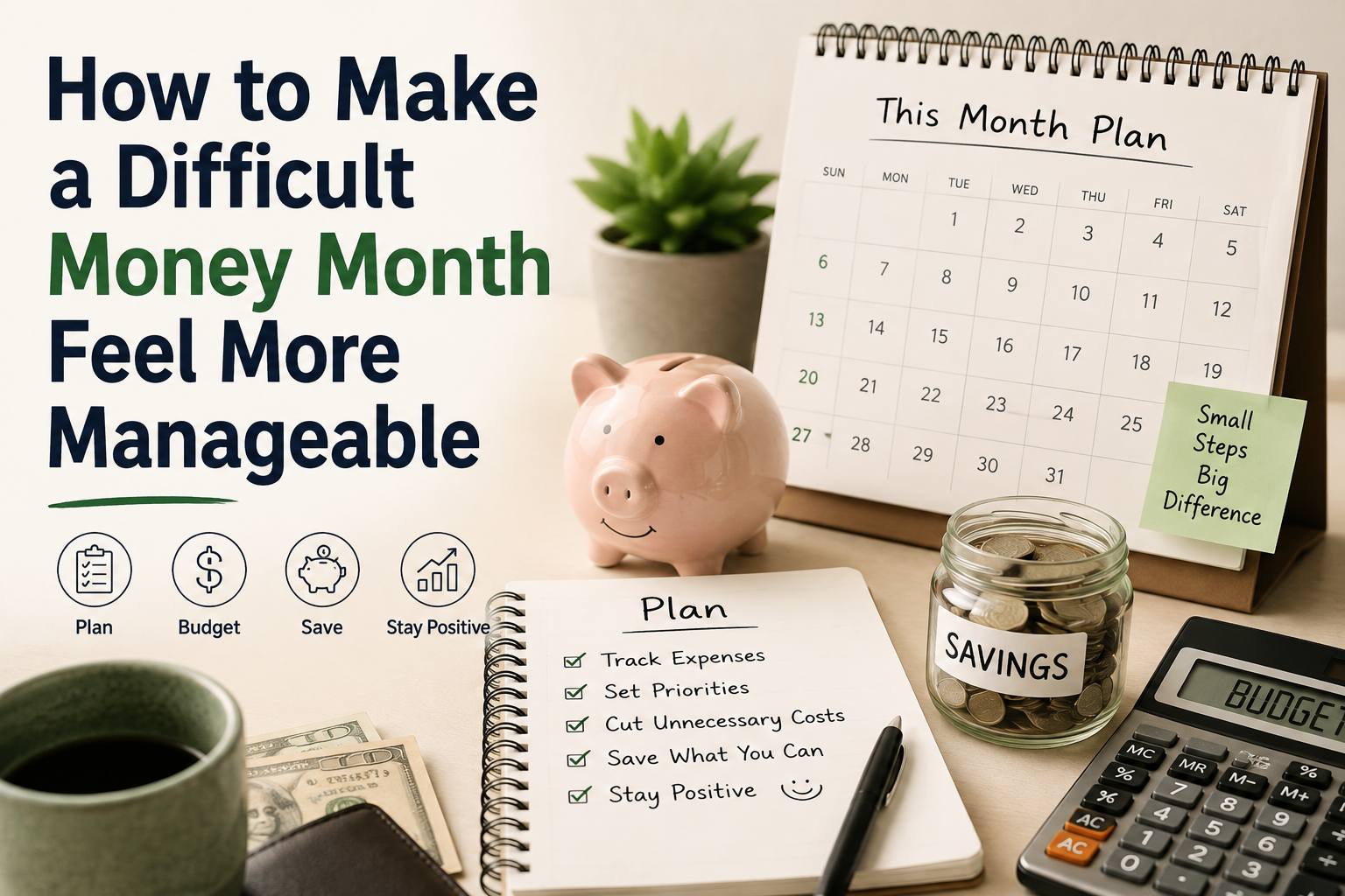 How to Make a Difficult Money Month Feel More Manageable