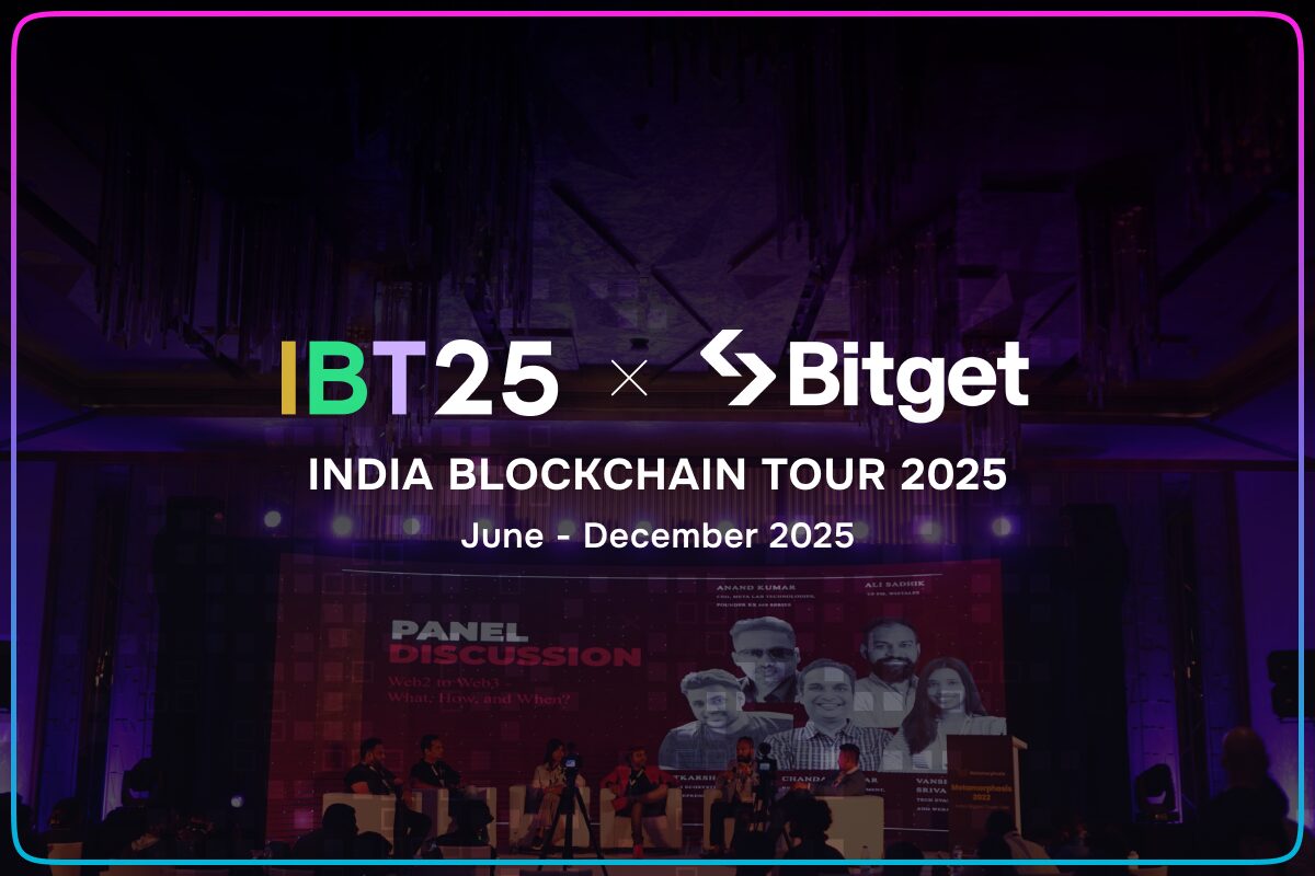 Bitget Joins India Blockchain Tour 2025 as Powered By Sponsor: Empowering India’s Grassroots Web3 Movement
